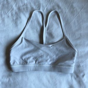 White Lululemon sports bra
